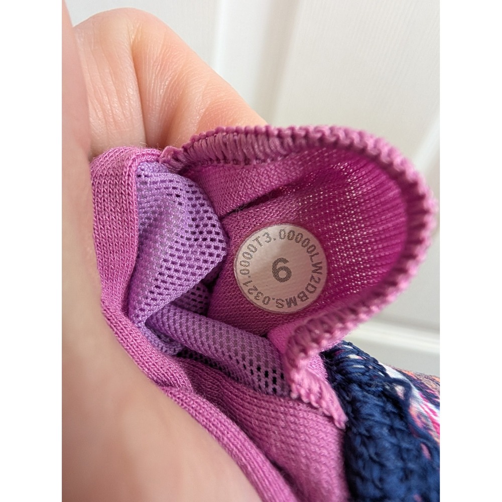 Lululemon Energy Bra Women Multi Color Seawheeze Strappy Back RARE - Size 6 - Picture 4 of 5